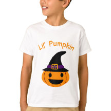 Diseño de niños de Halloween con calabaza Lil