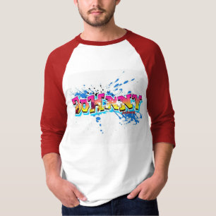Camiseta Diseño de nombres de Johnny