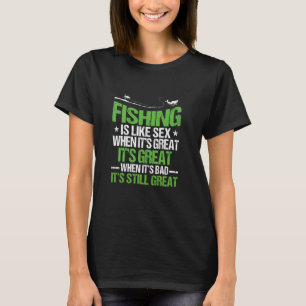Camiseta Diseño de novedad divertida de pesca para pescador