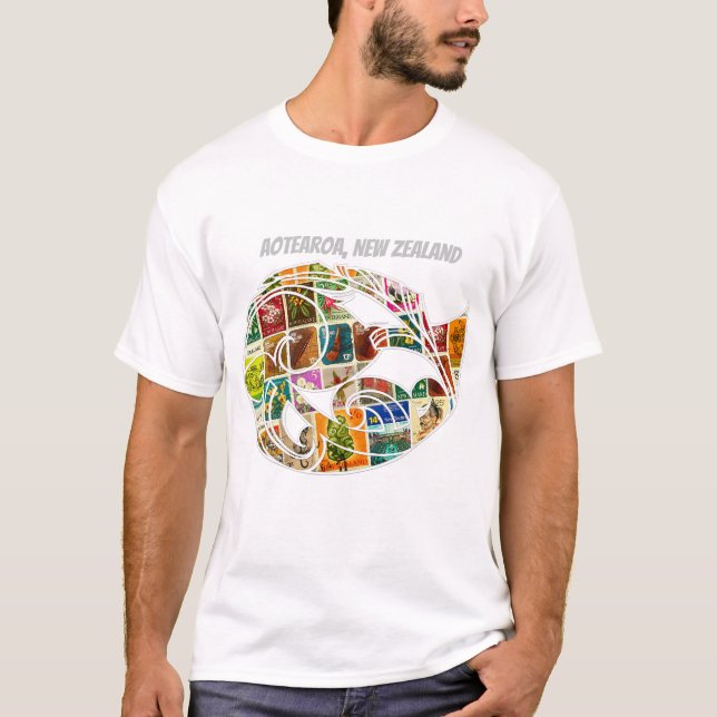 Camiseta Diseño de Nueva Zelanda (Anverso)
