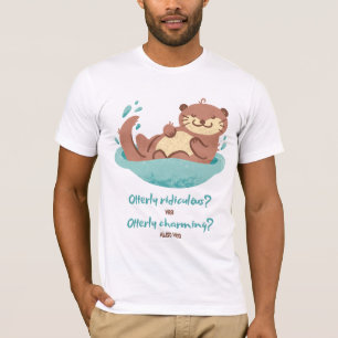 Camiseta Diseño de nutria marina