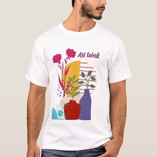 Camiseta Diseño de obra de arte (Anverso)