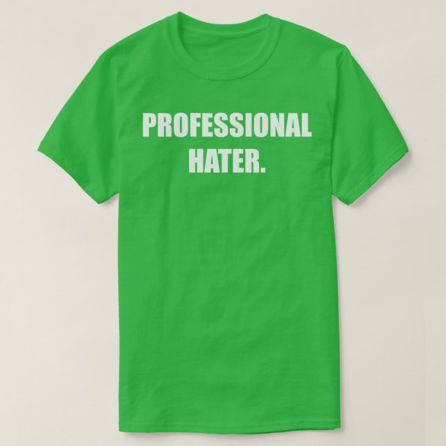 CAMISETA DISEÑO DE ODIADOR PROFESIONAL DIVERTIDO (Diseño del anverso)