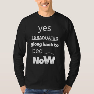 Camiseta Diseño De Oferta De Graduación A La Que Me Gradué 