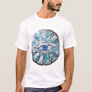 Camiseta Diseño de Ojo Místico de Cromo