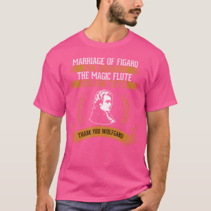 Camiseta Diseño de ópera de Mozart