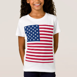 Camiseta Diseño de orgullo de bandera estadounidense de EE.
