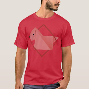Camiseta Diseño de origami de perro