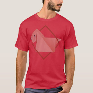 Camiseta Diseño de origami de perro