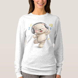Camiseta Diseño de oso de peluche adorable y lindo