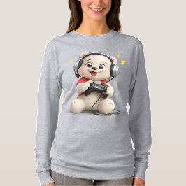 Camiseta Diseño de oso de peluche adorable y lindo