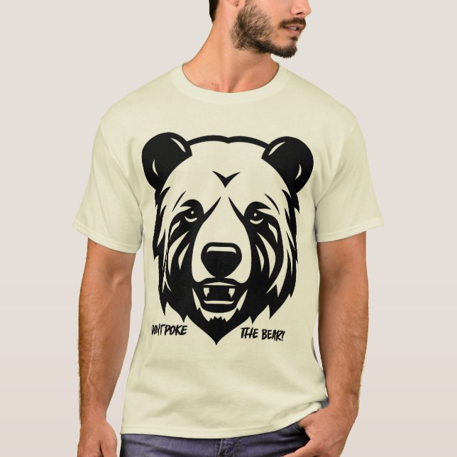 Camiseta Diseño de oso divertido (Anverso)