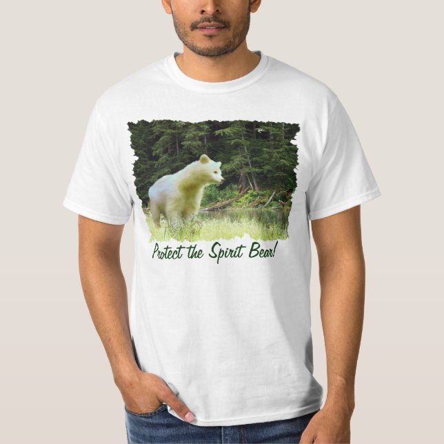 Camiseta Diseño de oso para partidarios de la vida animal y (Anverso)