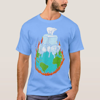 Camiseta Diseño De Osos Polares Para El Cambio Climático Y 