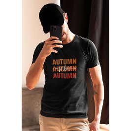 Camiseta Diseño de otoño de vibraciones acogedoras otoño