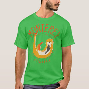Camiseta Diseño de Otter marino de Monterey California