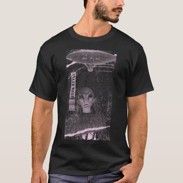 Camiseta Diseño de OVNI (Anverso)