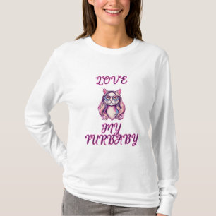 Camiseta Diseño de padre de mascota adorable Furbaby amor
