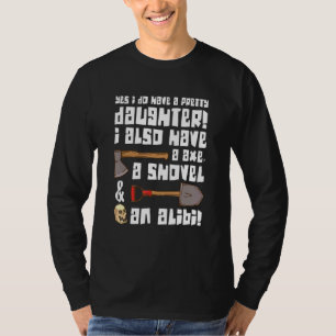 Camiseta diseño de padre Sí tengo una hija de bonito