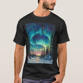 Camiseta diseño de paisajes