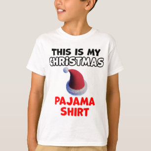 Camiseta Diseño de Pajama para navidades
