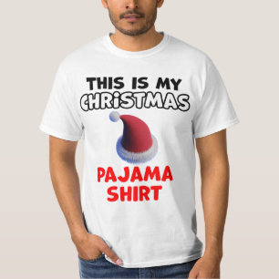 Camiseta Diseño de Pajama para navidades