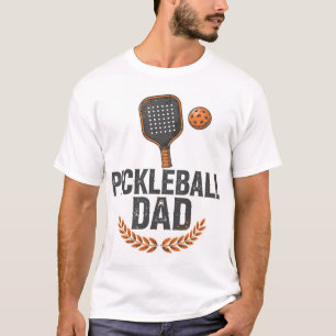 Camiseta Diseño de paleta de Pickleball Papá vintage deteri