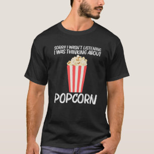 Camiseta Diseño de palomitas de maíz Guay para hombres muje