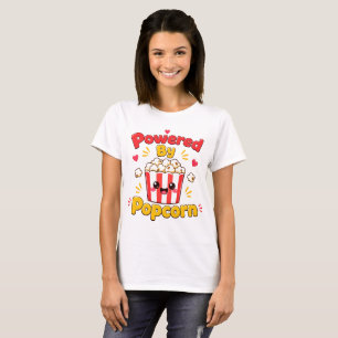 Camiseta Diseño de palomitas de maíz lindo impulsado por pa