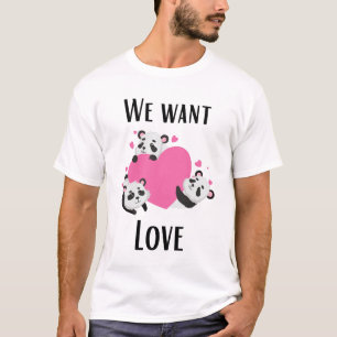 Camiseta Diseño de panda 