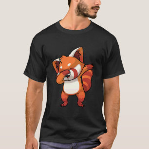 Camiseta Diseño de Panda Rojo Lindo para Hombres Mujeres An