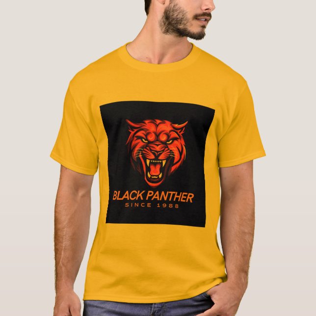 Camiseta Diseño de pantera negra (Anverso)