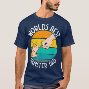 Camiseta Diseño de Papá Mejor Hámster del Mundo