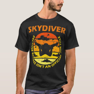 Camiseta Diseño de paracaídas para paracaidismo ascensional
