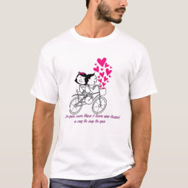 Camiseta Diseño de pareja con tema del día de San Valentín