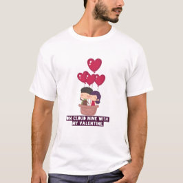 Camiseta Diseño de pareja con tema del día de San Valentín