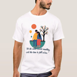 Camiseta Diseño de pareja con tema del día de San Valentín