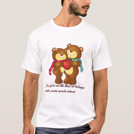 Camiseta Diseño de pareja con tema del día de San Valentín