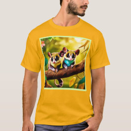 Camiseta Diseño de pares de brillantes dulces