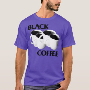 Camiseta Diseño de parodia de meme de café negro