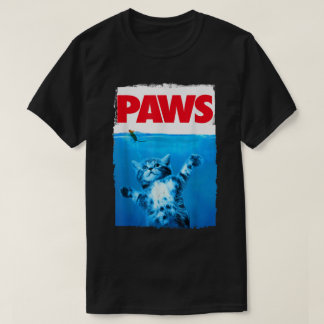 Camiseta Diseño de parodia divertida de patas de gato