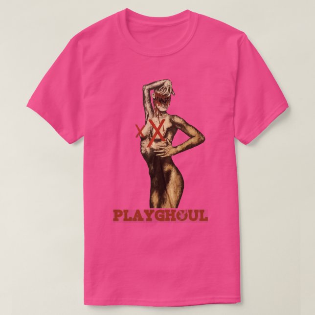 Camiseta Diseño de parodias de terror de Playghoul (Diseño del anverso)