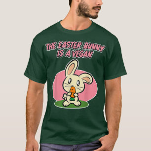 Camiseta Diseño de Pascua para Vegans - El conejo de Pascua