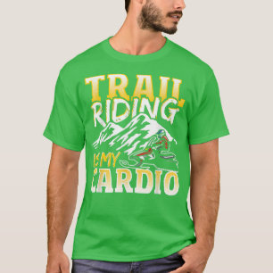 Camiseta Diseño de paseos en moto de nieve para una moto de