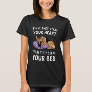 Camiseta Diseño de Pastor Alemán para hombres y mujeres Pas