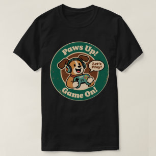 Camiseta Diseño de "¡Patas arriba! ¡A jugar!" para Gamers d