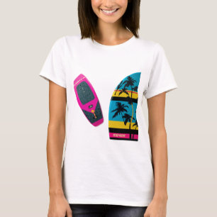 Camiseta Diseño de patinaje y surf retro - Vibes de los 80
