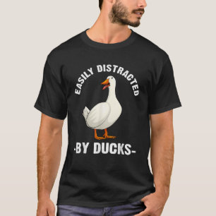 Camiseta Diseño de pato lindo para hombres y mujeres ave ac