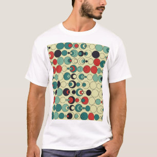 Camiseta Diseño de patrón geométrico abstracto sin fisuras.