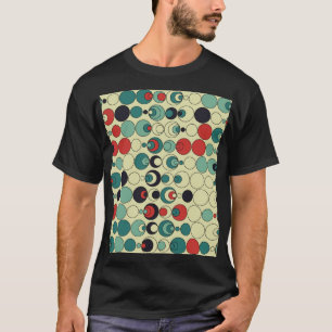 Camiseta Diseño de patrón geométrico abstracto sin fisuras.